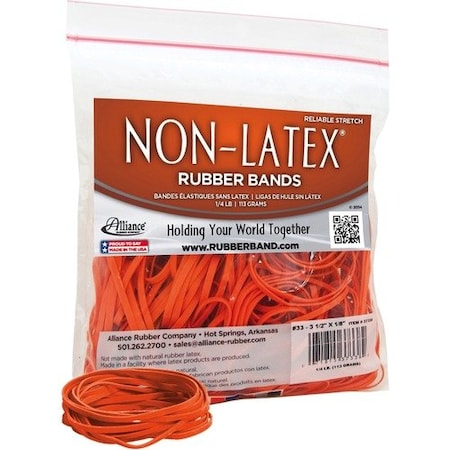 Alliance Rubber RUBBERBANDS, #33, 1/4 LB ALL37338